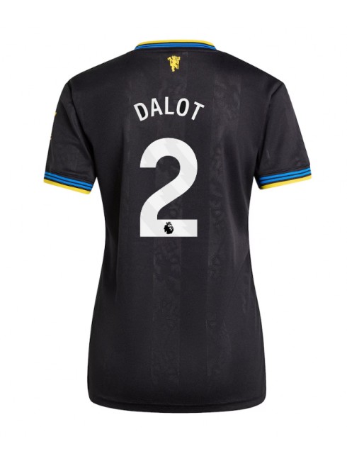 Manchester United Diogo Dalot #2 Zenski Rezervni Dres 2025-26 Kratak Rukavima Manchester United Diogo Dalot #2 Zenski Rezervni Dres 2025-26 Kratak Rukavima